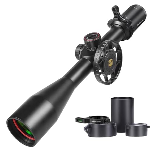 WestHunter Optics HD 6-24x50 SFP Precisioni Mirine Telescopiche, Esclusivo per Competizioni Sportive a Lunga Distanza | Kit per Tiro