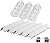 Genesis ii Grill Parts - Genesis ii Flavorizer Bars and Genesis ii Heat Deflector for Weber Genesis II 300 /LX 300, Genesis ii E-310 E-315 S-335 Grills, Genesis 2 Grill Parts for Weber 66795 66040
