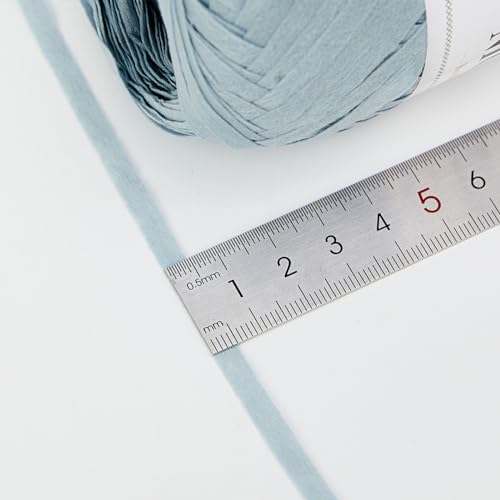 Image of NICEEC 3 Skeins Kraft Paper Yarn 474yds /5.3oz - Blue Series | Crochet & Knit, DIY Project Starter Kit，Handbag，Sun Hat，Shoes， Shopper Bag