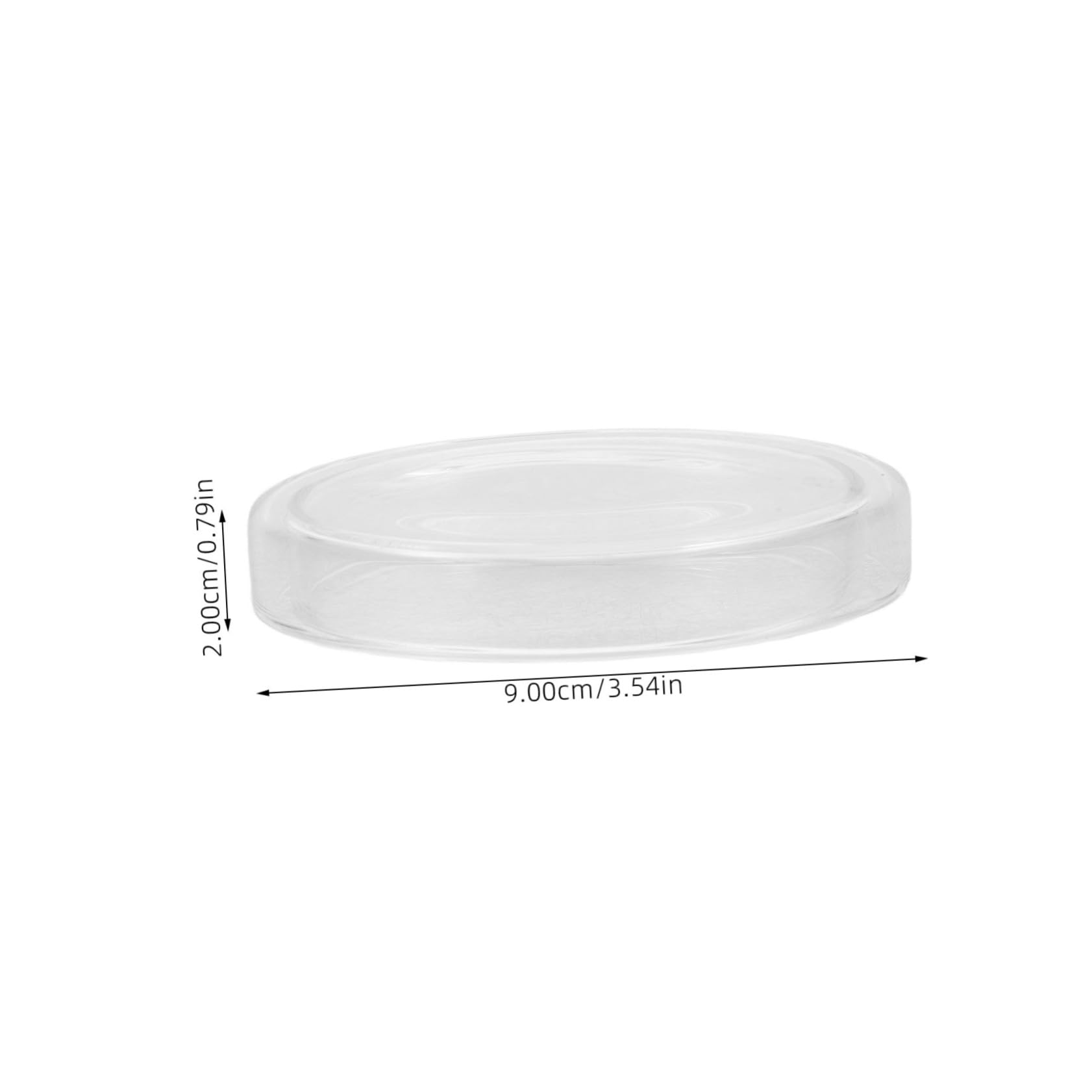 FUNOMOCYA 10pcs Petri Dish Lab Testing Dish Lab Petri Plate Dish Biologicals Dish Lab Analysis Plate Microbiology Dish Clear Petri Plate Cell Culture Dish Agar Agar Transparent Plastic