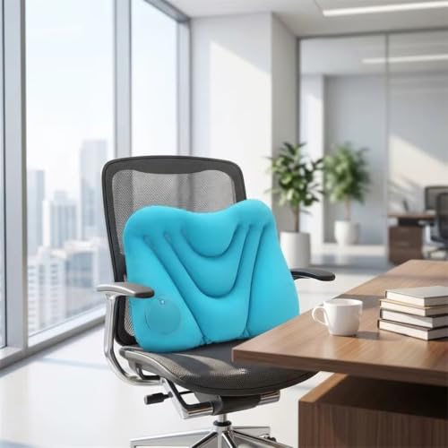 Image of Inflatable Waist Support Pillow with Layered Panels Lumbar Cushion | Adjustable Support, Press-to-Inflate, Padded Design, 2026 Updated Model, Back Pain Relief