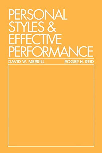 Personal Styles & Effective Performance: Make Y... B00NPOBAKC Book Cover