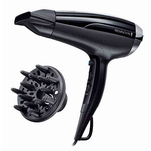 Ionen-Haartrockner Pro Air-Shine D5215, 2300 Watt, Keramik-Turmalin-Ring, Stylingdüse, Diffusor, schwarz