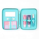 Claire's Unicorn Bling Gemstone Makeup Tin - 3 Glitter Lip Glosses and Eye Shadows for Girls Under 12