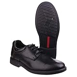 Hush Puppies Tim, Jungen Derby Schnürhalbschuhe, Schwarz (Black), 38 EU(5 UK)