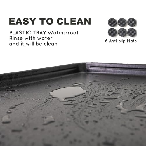 HQ4us Dog Pee Pad Holder Tray with Grate 34”×23”, Large Dog Litter Box Toilet, Puppy Pee Pad Holder, Less Mess, Dog Potty Indoor Outdoor for Balcony - Image 6