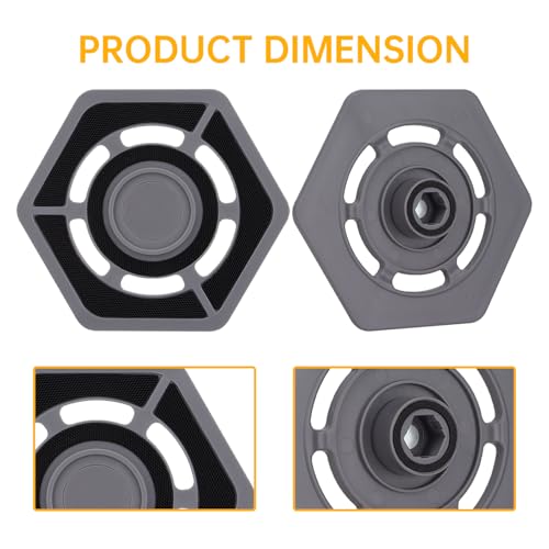 Image of Mop Pad Plate Accessories for Ecovacs Yeedi Mop Station Vacuum Cleaner- Vacuum Pad Board Holder Replacement Mop Tray Part Attachment