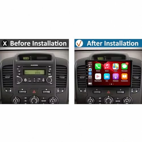 Radio de coche con CarPlay, Mirror Link y pantalla táctil HD con cámara para KIA Carnival VQ 2