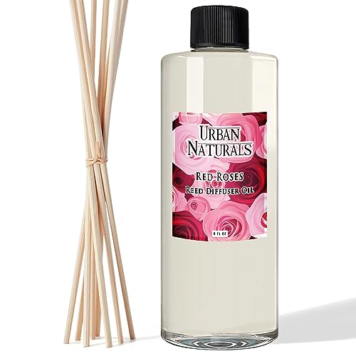 Urban Naturals Reed Diffuser Oil Refill Red Roses with White