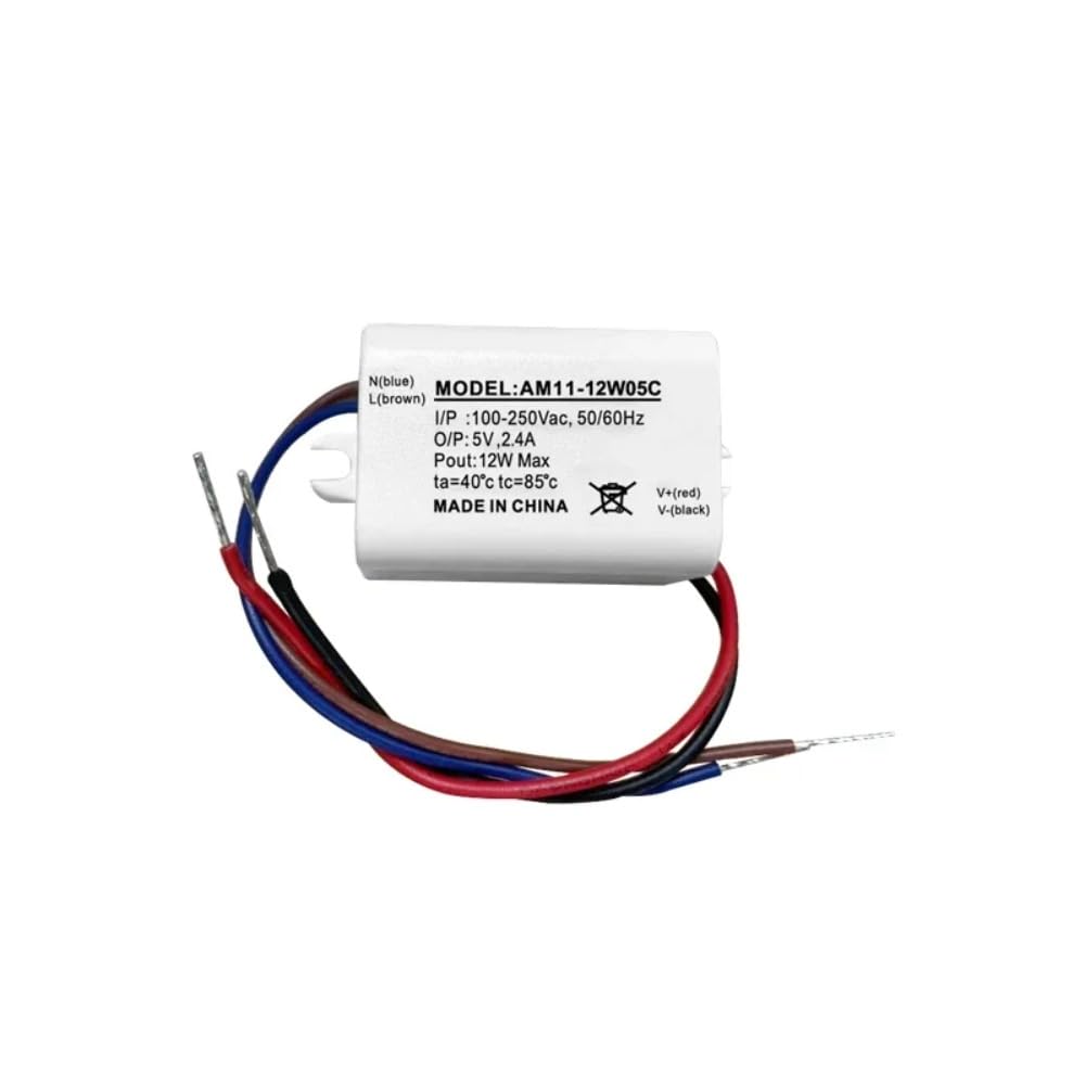 Sponsored Ad – 2PCS AC-DC Buck Power Supply Module Isolation Transformer 80-250V to 5V Mini 12W Shell Protection Converter for Security Alarm Charging Pile