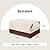Bestalent Outdoor Furniture Table Covers, Waterproof Rectangular Patio Coffee Table Covers, Fits up to 48L x 28W x 13H inches