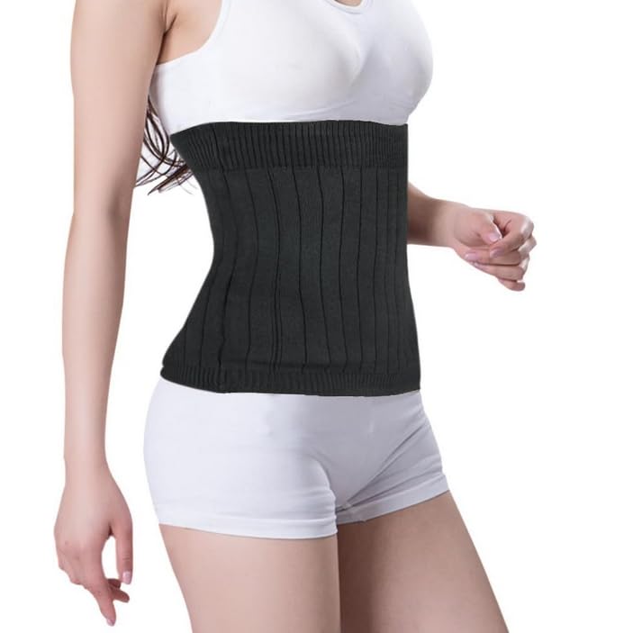 Faja lumbar térmica en cachemir talla L color negro miniatura 3