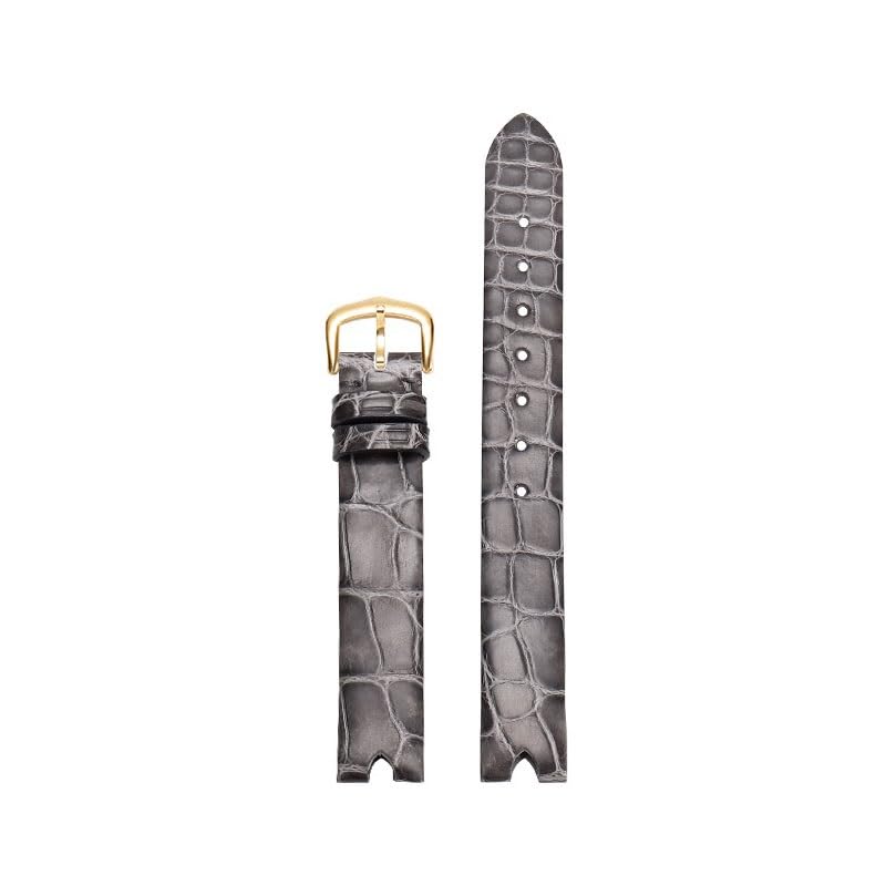 Bracelet de montre cuir femme avec tige à vis et ouverture forme V