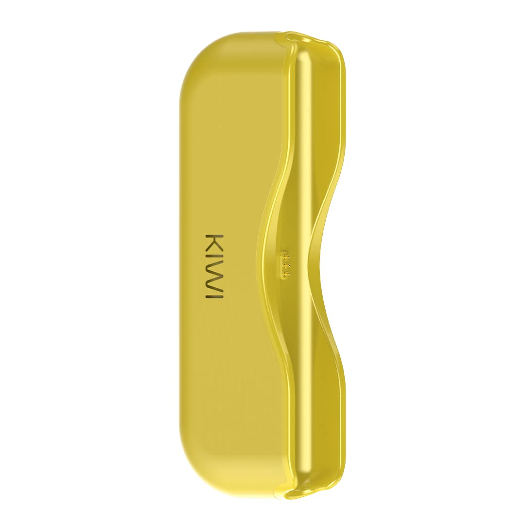 KIWI 1 Powerbank per Sigaretta Elettronica con Sistema Pod, 1450 mAh, senza nicotina, no E-Liquid (Light Yellow) - 4