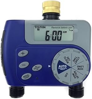 Orbit Dual Valve Digital Watering Hose Timer - Water Faucet Hose Bib Timer