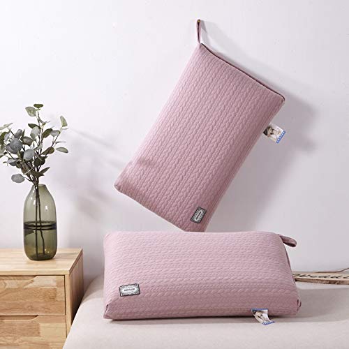 Oreiller en tricot haut de gamme coton tressé New Twist rouge