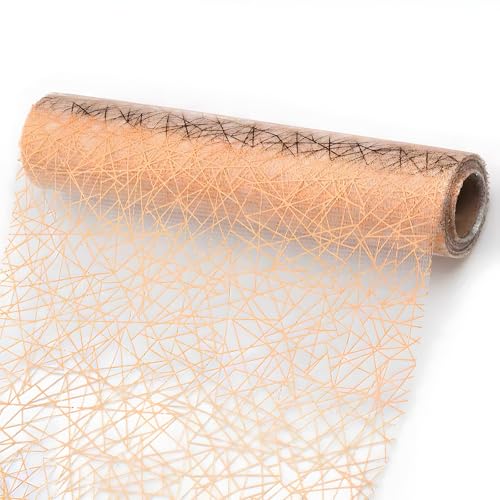 Chemin de Table, Rouleau de Tissu Tulle Organza, Découpable, Réutilisable,