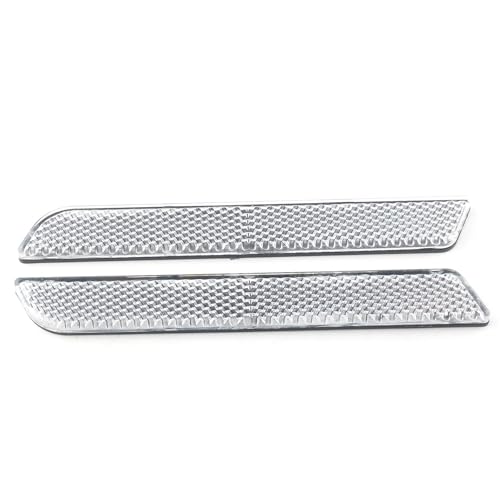 Reflector Blanco para Cierre de Alforja Dura, Cubierta para Cierre Compatible con Harley Touring y Softail (Road King, Street Glide, Electra Glide, Ultra-Classic, 1993-2013) miniatura 4