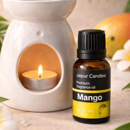 Image of Fragrance Oil | 15 ml | Aroma Oil for Home Fragrance | Best for Aromatherapy | Use in Diffusers, Candles, Air Fresheners (15ML, Mango)