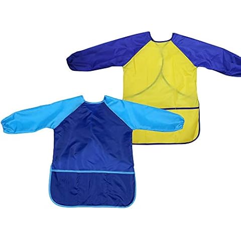 Gwolf Bata Plástico para Niños con 3 Bolsillos Cover