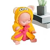 Muñeca realista para niños: mini recién nacido de aspecto real, compañero de juegos interactivo de bolsillo, ropa suave de , estuche de accesorios pulido Casa de muñecas | para regalo de Navida