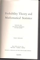 Probability theory and mathematical statistics (Wiley publications in statistics) B0000CLPLQ Book Cover