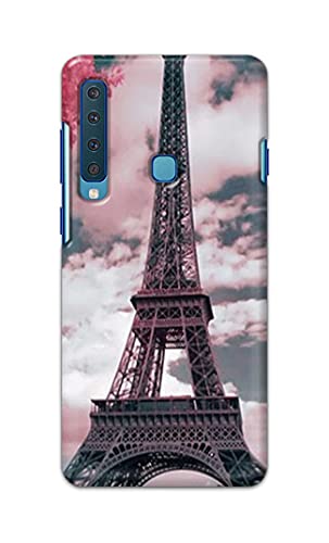 Image of Lovers Famous Place Eiffel Tower in Paris Hard Back Case Cover for Samsung Galaxy A9 (2018) / Samsung A9S, SM-A920F / DS, SM-A9200 Back Cover -(J5) VNS2227