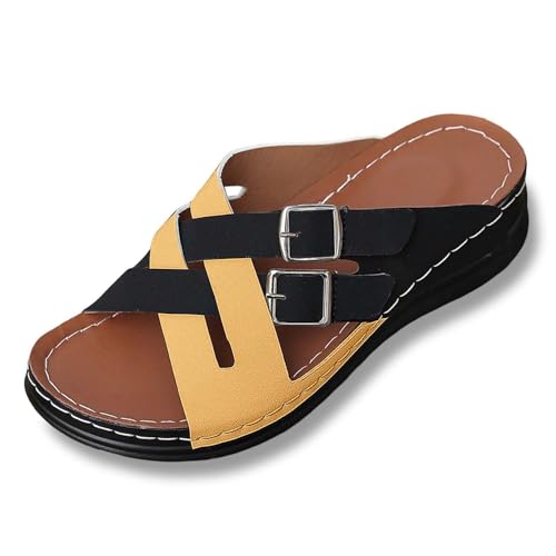 Pantoufles sans lacet en cuir : en finir avec le mal de pieds grâce aux compensées