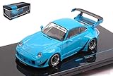  NEW IXO Model MOC211 Porsche RWB 993 Blue 1:43 MODELLINO DIE CAST Model