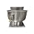 Stainless Steel Commercial Exhaust Only Hood System, Includes Stainless Steel Exhaust Only Hood, Rooftop Exhaust Fan, and Roof Curb (5' Wall Exhaust Only Hood & Fan)
