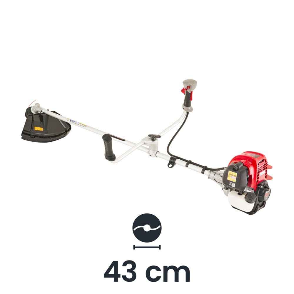 Mountfield Desbrozadora BC450HD con mango para bicicleta, alimentado por un motor Honda de 52,8 cc Easy Start de 4 tiempos