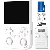 RG35XX Pro 携帯型ゲーム機Linuxシステ IPSOCAフルスクリーン 振動モーター WiFiオンライン対戦 (RG35XX POR 白です)