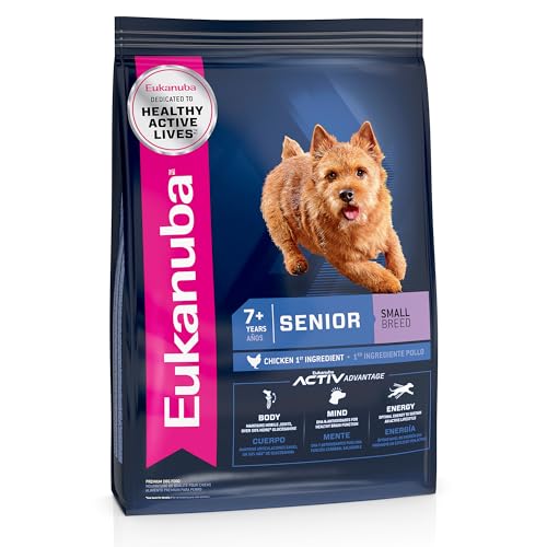 Eukanuba Senior Small Breed Dry Dog Food, 4.5 lb Bag