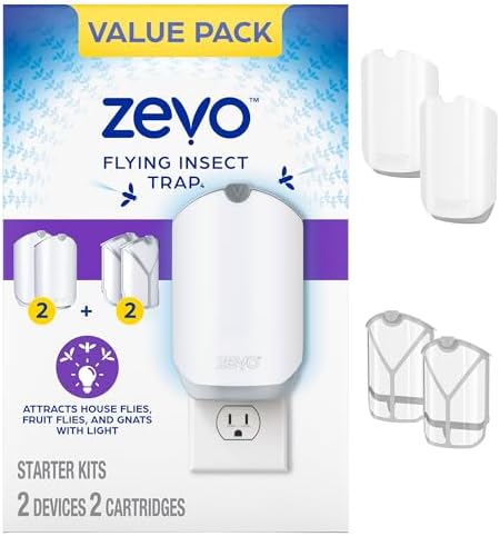 Amazon.com: Raid Essentials Flying Insect Light Trap Starter Kit, 2 ...