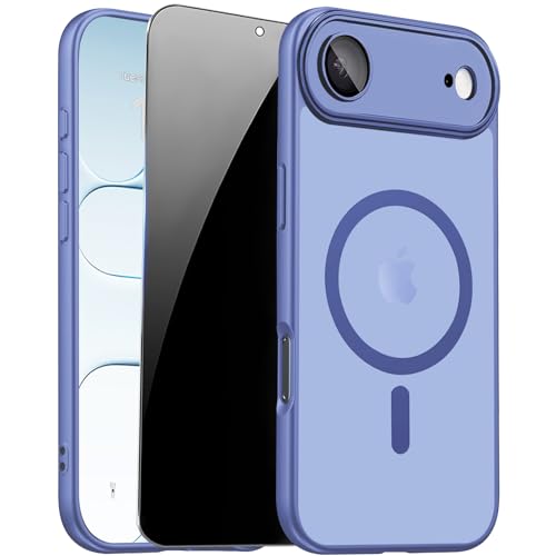 Image of for iPhone Air Case with Privacy Screen Protector, Light Blue