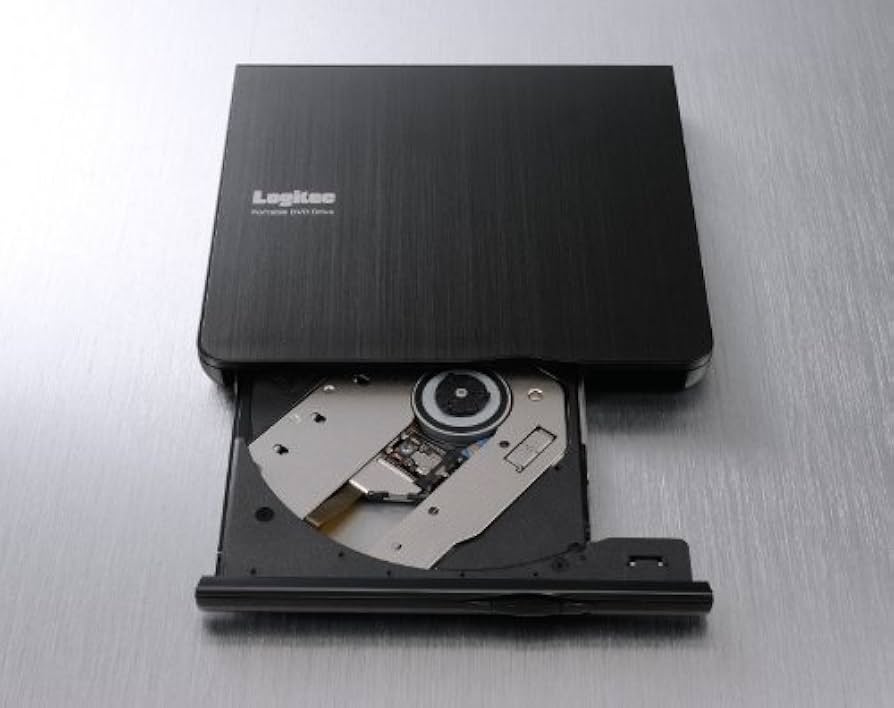 Amazon.co.jp: Logitec ポータブルDVDドライブ 9.5mm超薄型