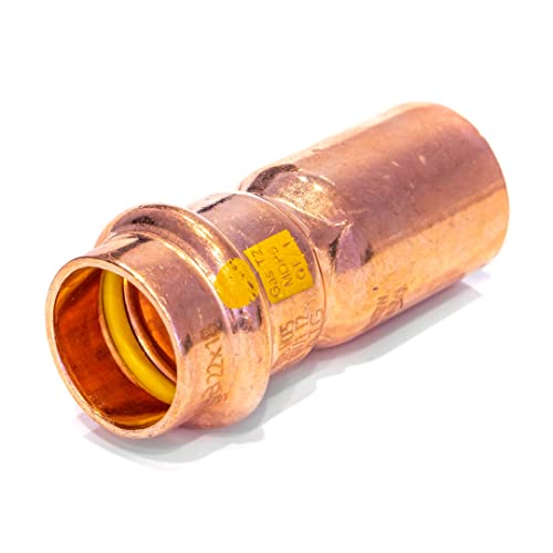 GAS Profipress Raccordo in Rame DVGW, SC-Contur (V-Kontur) (Riduttore, 22x15)