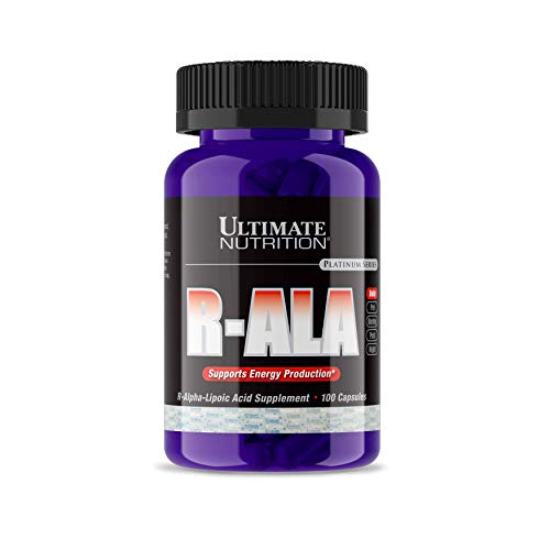Ultimate Nutrition R-ALA Softgels 100 Standard Acide Alpha-lipoïque Cover