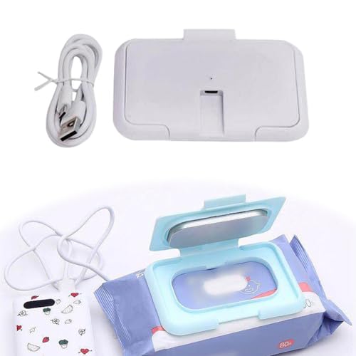 Portable Wet Wipe Warmer for Babies, USB Baby Wipe Warmer, Wipe...
