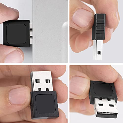 JIAN BOLAND USB Fingerprint Reader 360° Touch Speedy Matching Multi Biometric Windows Security Key for Win 7 8 10 Windows Hello PC & Laptop - Thumbnail 3