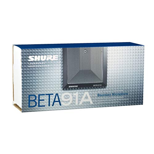 Shure Beta 91A Half-Cardioid Condenser Kick-Drum Microphone (Includes Integrated Preamplifier & Male Xlr Output) #TOP2