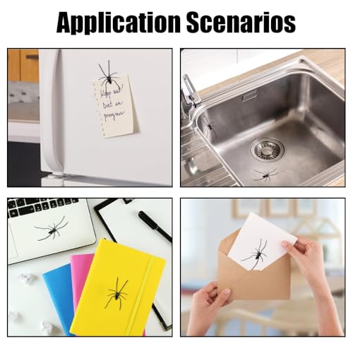 Imán decorativo para refrigerador en forma de araña miniatura 6