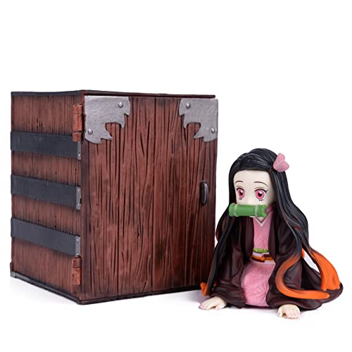 KELAKE GK Demon Slayer Nezuko Figure Statue Figurine Kamado Collection Birthday Gifts PVC 6 Inch
