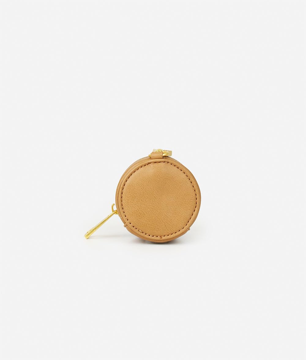 FAWN DESIGN The Paci Case, Tan Pacifier Holder, Premium Pebbled Faux Leather Paci Holder, Insulated Pacifier Case with Zipper and Clip, Fits Most Standard Size Pacifiers, 2.25 x 2.25 inches