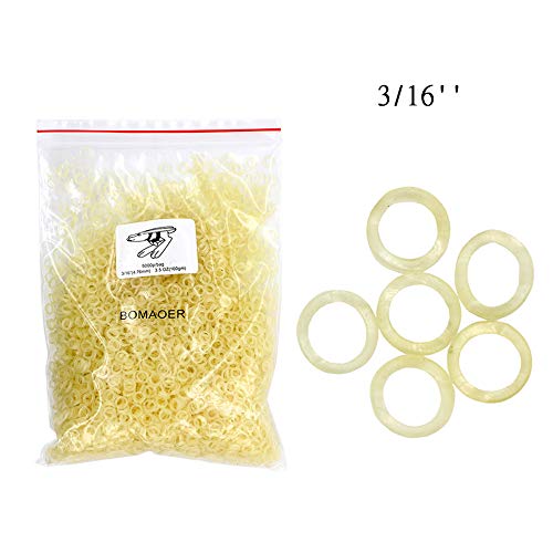 5000 elastici ortodontici di colore giallo per