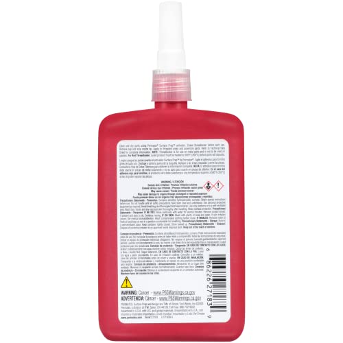 Image of Permatex 27183 High Strength Threadlocker Red, 90 ml