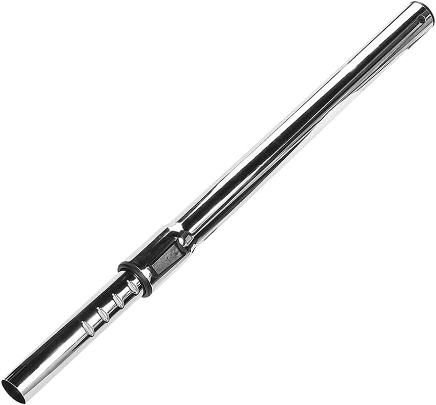 1 1/4 inch 32mm Chrome Telescopic Hose Metal Vacuum Wands Hose Vacuum 1.25inch Extension Wand Extends to 31.9 Inch Long for Most Brand Vacuum 1 Pcs