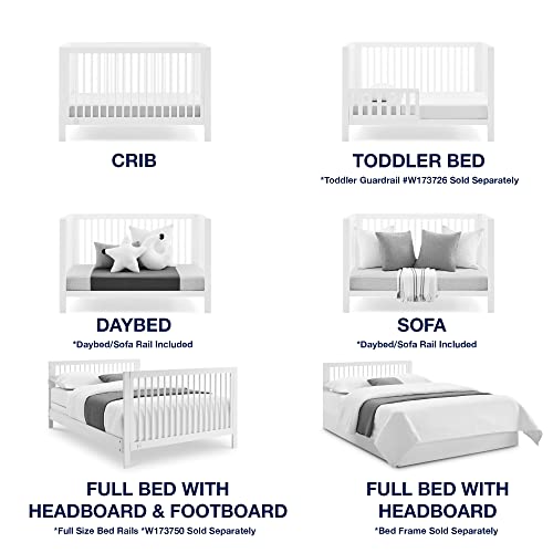 Delta Children W173150-130 Gap Babygap Charlie 6-In-1 Convertible Crib thumb #3