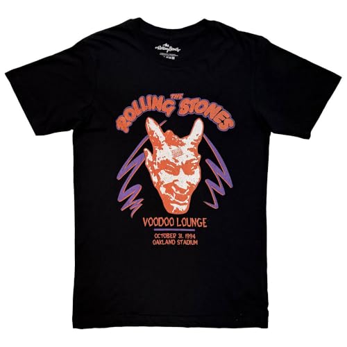 T-shirt The Rolling Stones Voodoo Oakland Stadium vintage en coton rock