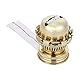 SM SunniMix Öllampen Ersatzbrenner, Kerosin Lampe Brenner Öllampe Schornsteinhalter, Öllampe Ersatzbrenner Baumwolle Öllampe Docht Messing für Retro Öllampe, Hurrikanlampen Lampe Laterne